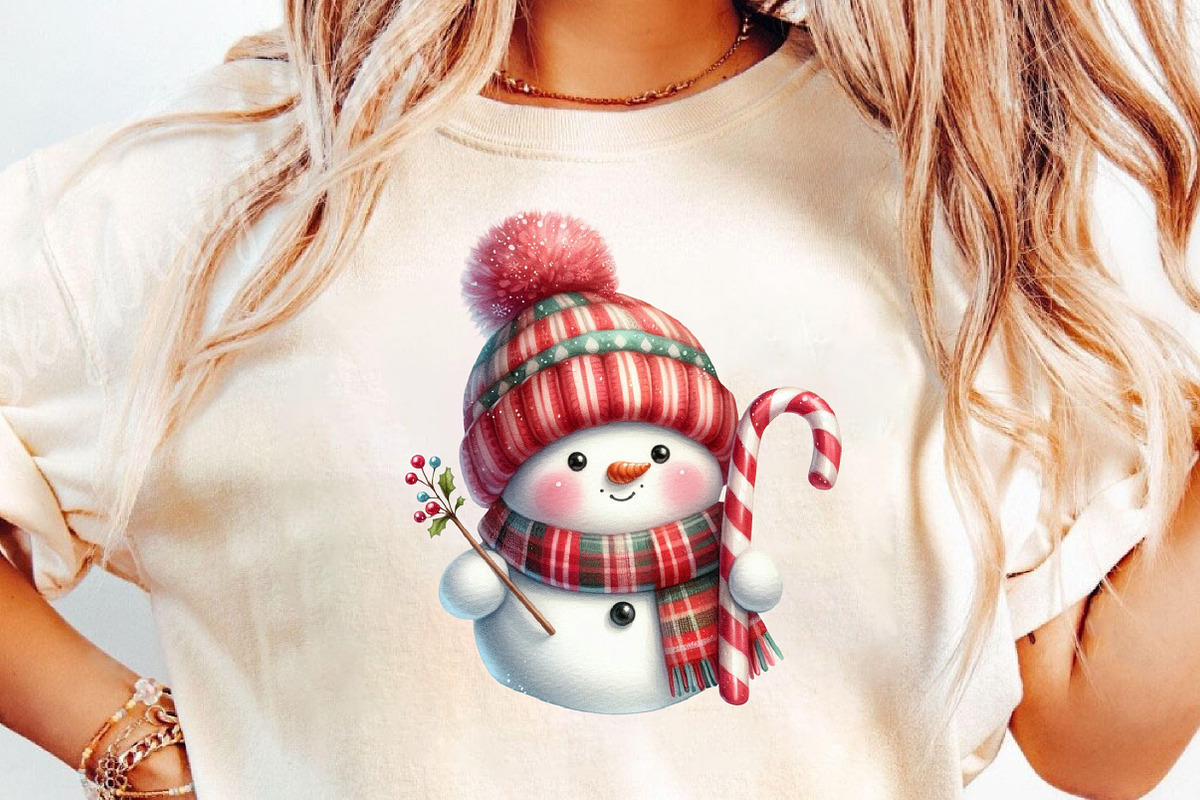 Watercolor Christmas Snowman Animal, an Illustration by DreamCafeArt (Photo 5 of 6)