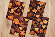 Autumn Ember Leaves Journal Pages, a Background Graphic by V Design Creator (Thumbnail 9 of 12)