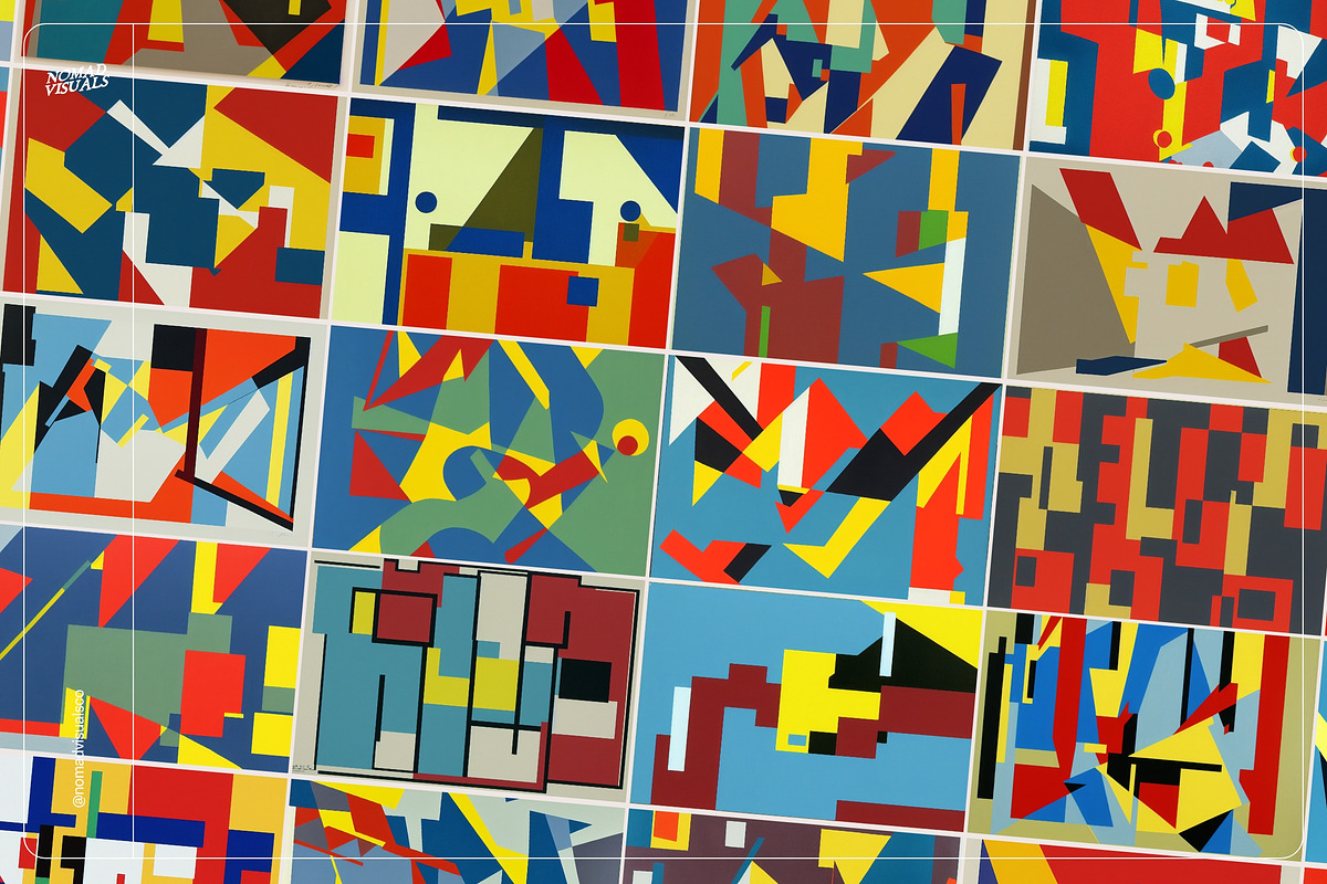 Bauhaus Paintings, a Decorative Illustration by Nomad Visuals (Photo 21 of 21)
