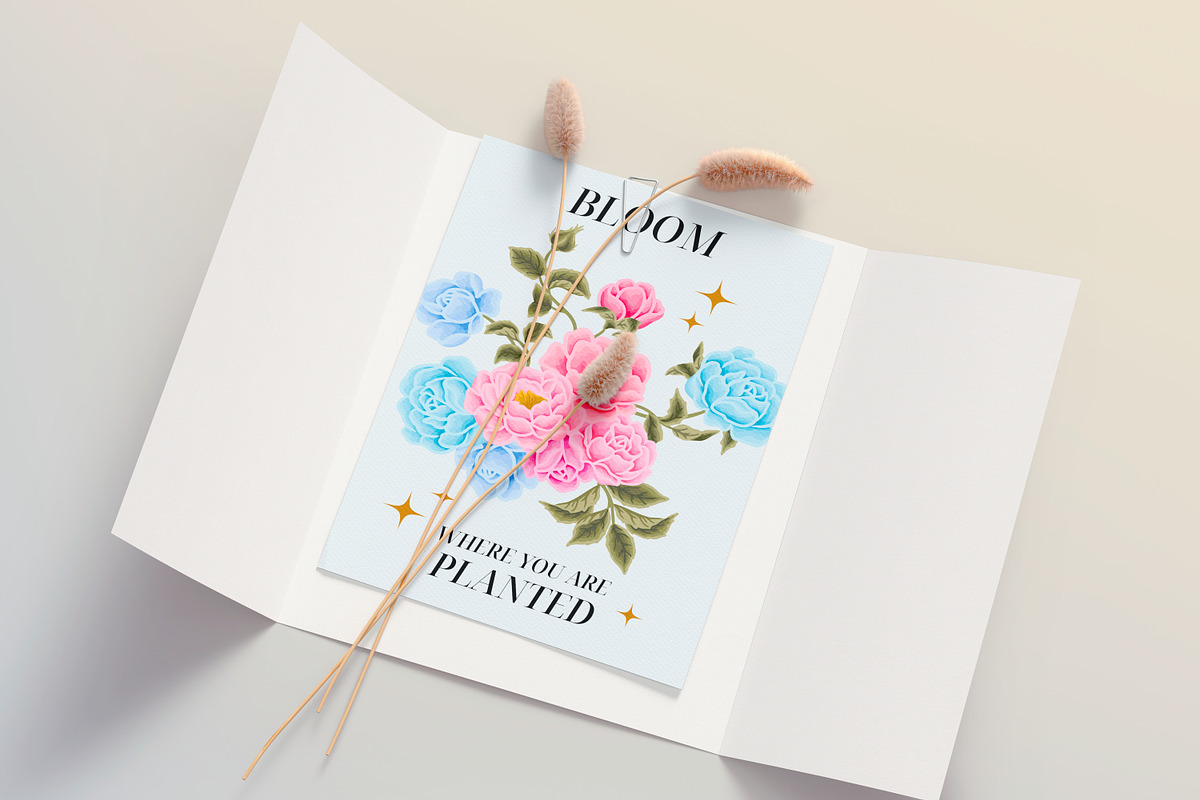 DELICATE BEAUTY - Soft Floral Set, an Object Illustration by Artflorara (Photo 12 of 16)