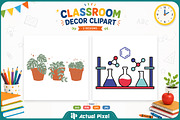 Classroom Decor Clipart Bundle, an Education Illustration by Actual Pixel (Thumbnail 11 of 12)