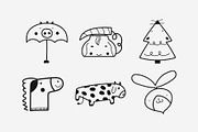 Kids illustrations logos and emblems, an Animal Illustration by Oliana Moroz (Thumbnail 12 of 13)