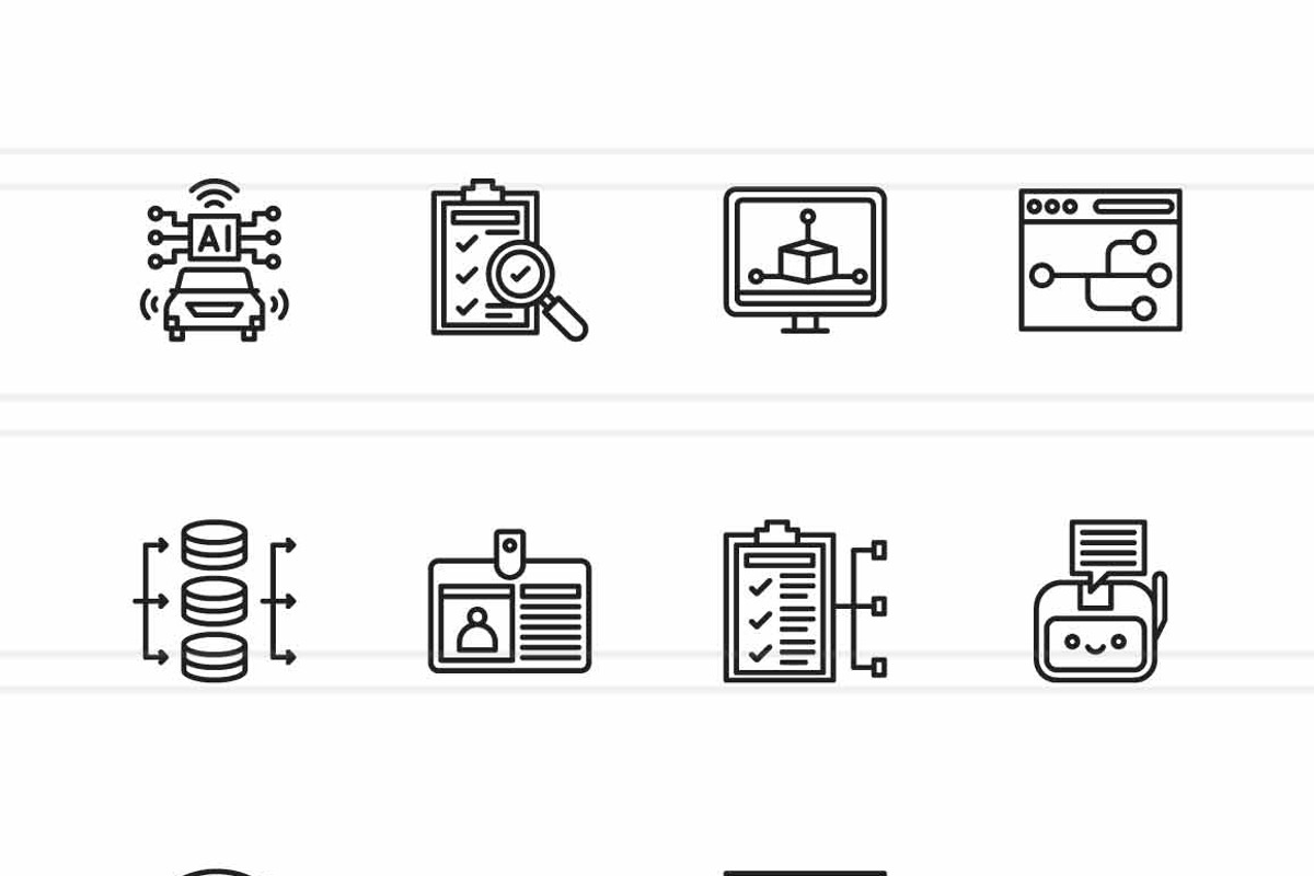 AI Agents & Autonomous Systems Icons, an Icon by IconBunny (Photo 2 of 2)
