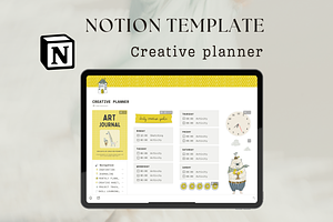 Notion Planner For Creatives