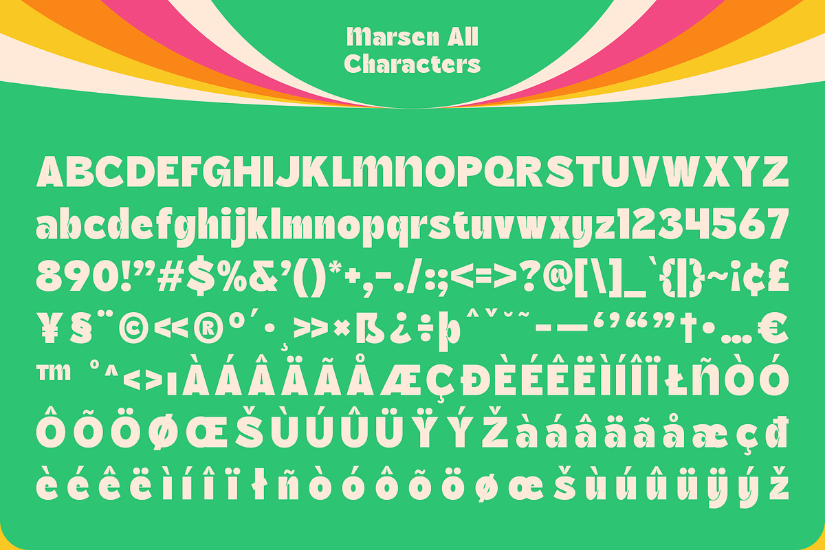 Marsen – Inktrap Font, a Sans Serif Font by Craft Supply Co. (Photo 8 of 8)