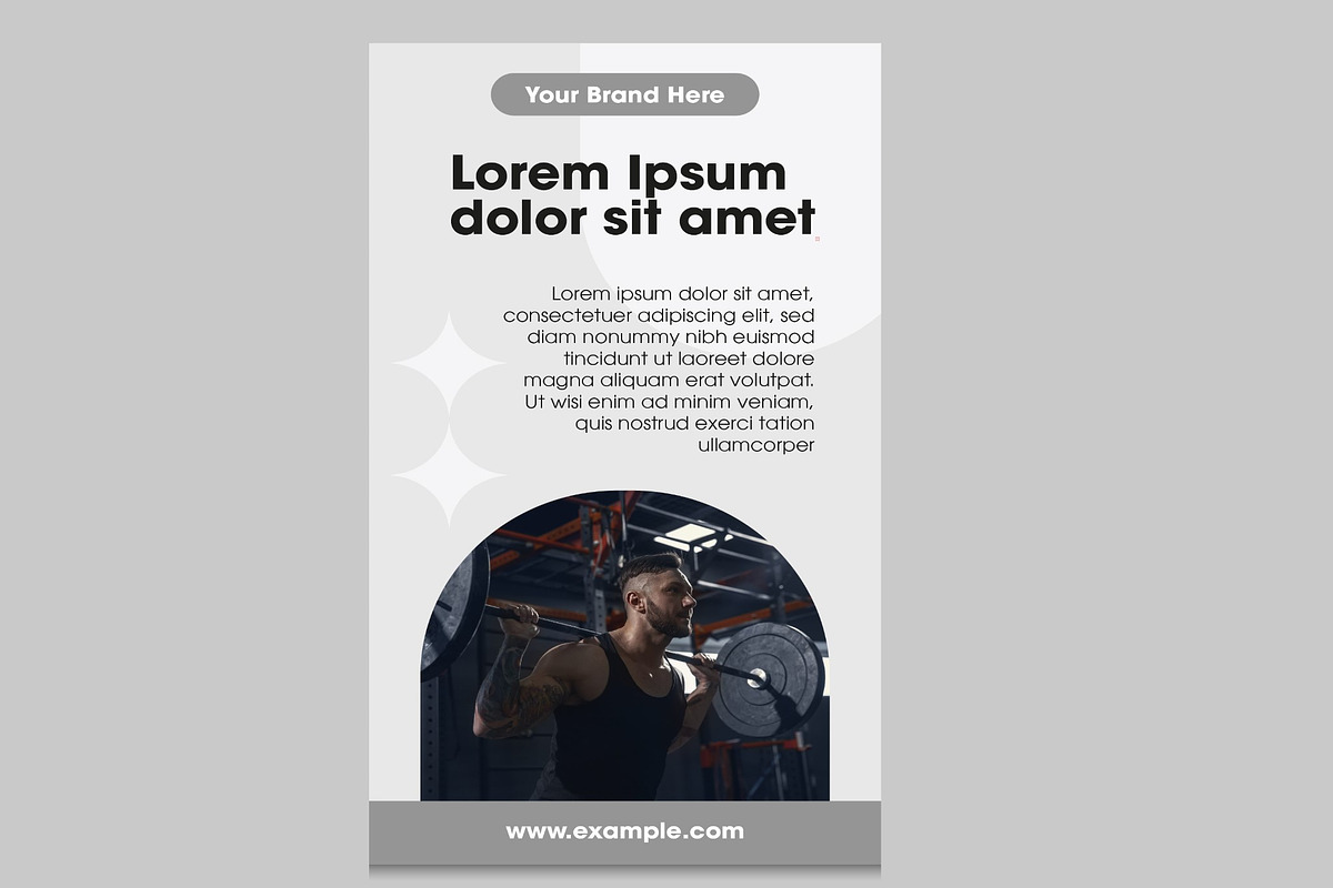 Sport Fitness Gym Social Media Story, a Templates & Theme by studiogstock (Photo 2 of 3)