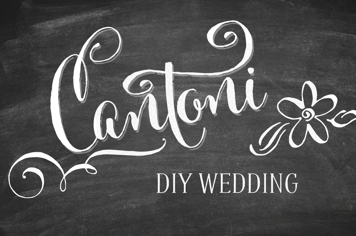 Selling Cantoni Total Design Calligraphy Font Package