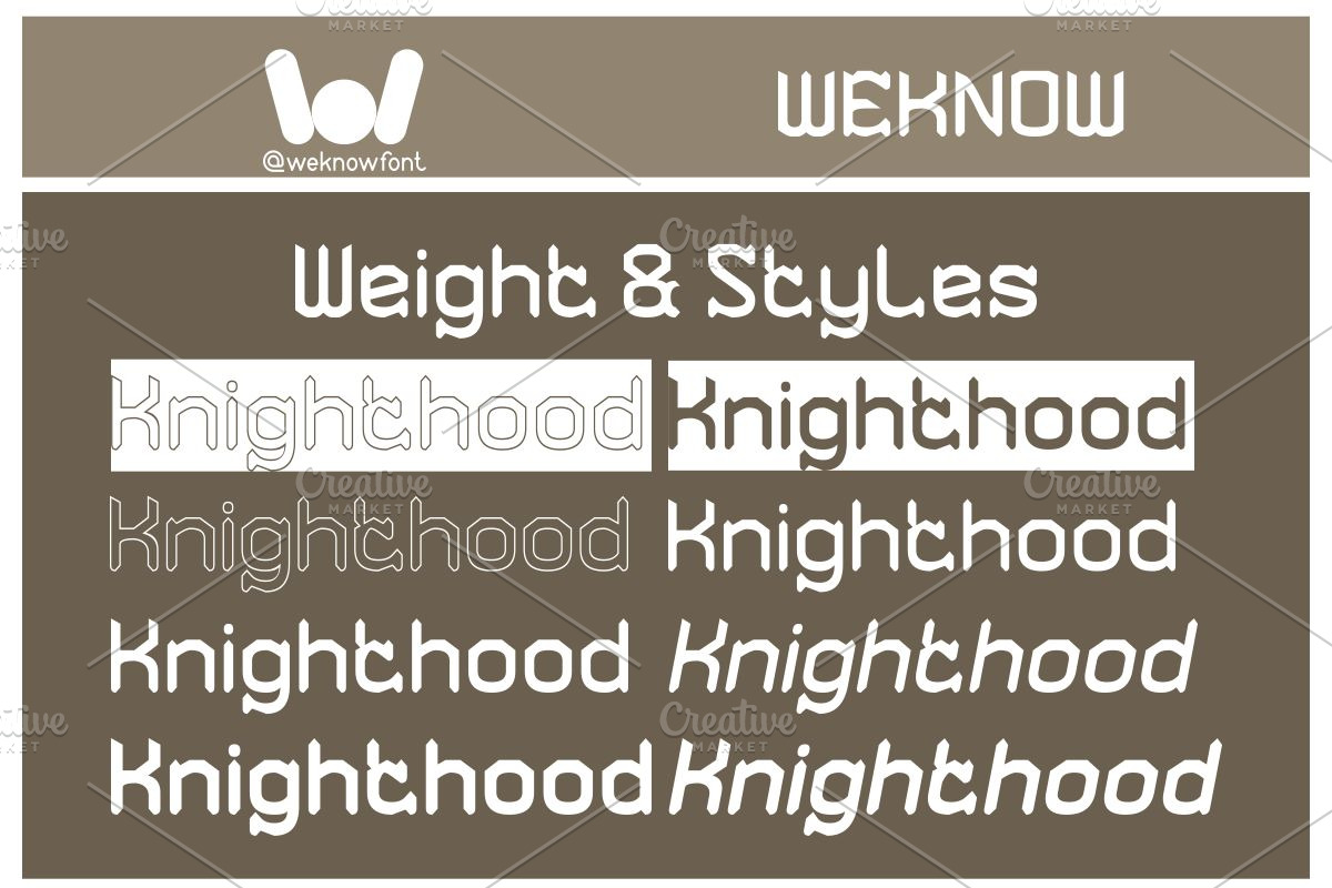 Knighthood font, a Font by weknow (Photo 7 of 8)