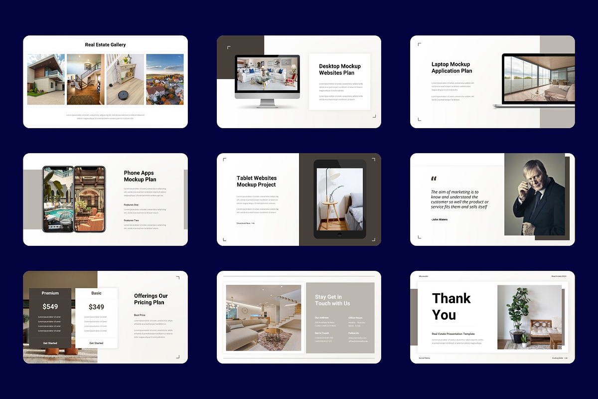 Real Estate Powerpoint Presentation, a Presentation Template by Salamahtype (Photo 6 of 6)