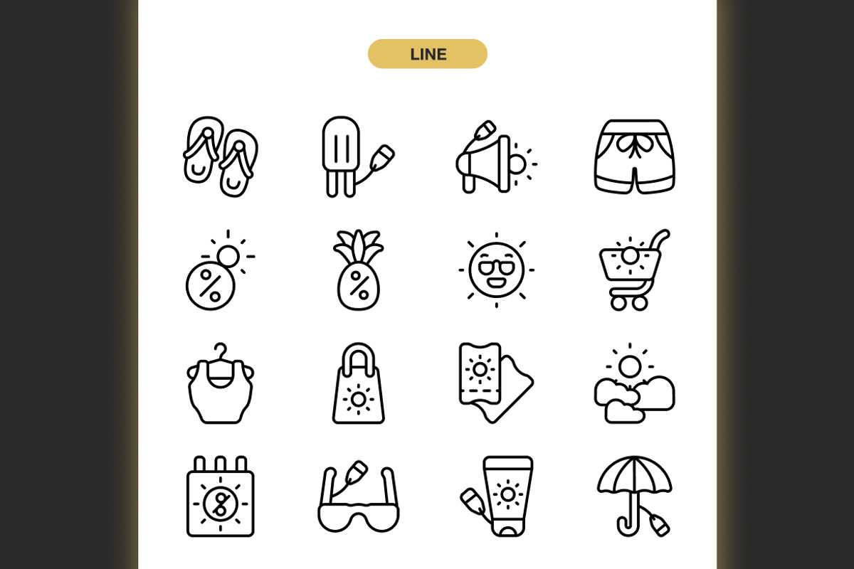 Summer Sale Icons, an Icon by Spacepixel Creative (Photo 2 of 3)