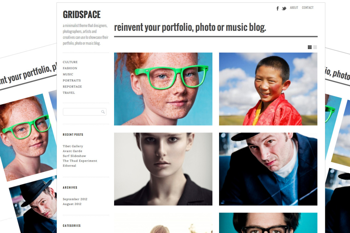 Gridspace, a WordPress Template by Graph Paper Press (Photo 4 of 4)
