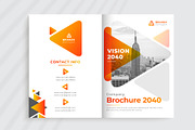 10 Page Annual Report Template, a Brochure Template by pixelcreatx (Thumbnail 2 of 6)