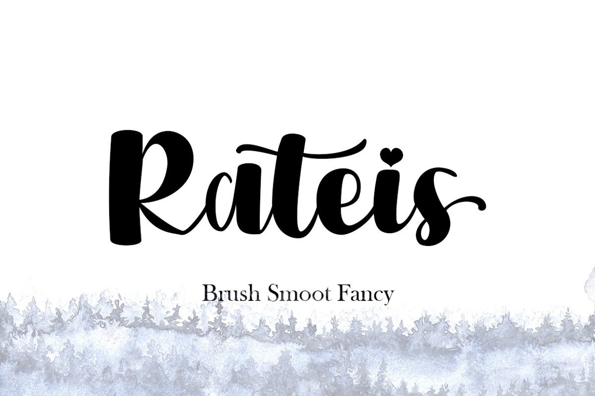 Rateis Script, a Script Font by Genesis Lab (Photo 1 of 10)