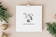 Christmas - Graphics, Wreaths, Cards, an Animal Illustration by Michèle Kae (Thumbnail 2 of 10)