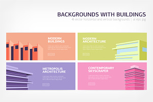 Modern architecture backgrounds, a Work Illustration by Good Studio