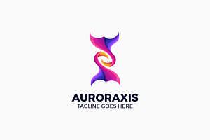 Aurora Axis Gradient Colorful Logo, a Branding & Logo Template by Artnivora.Std
