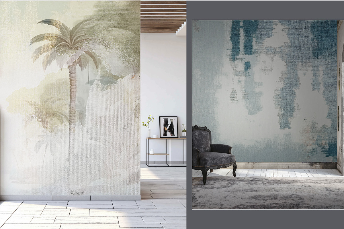 Abstract Combination Art Wallpaper, a Decorative Illustration by fei long (Photo 7 of 10)