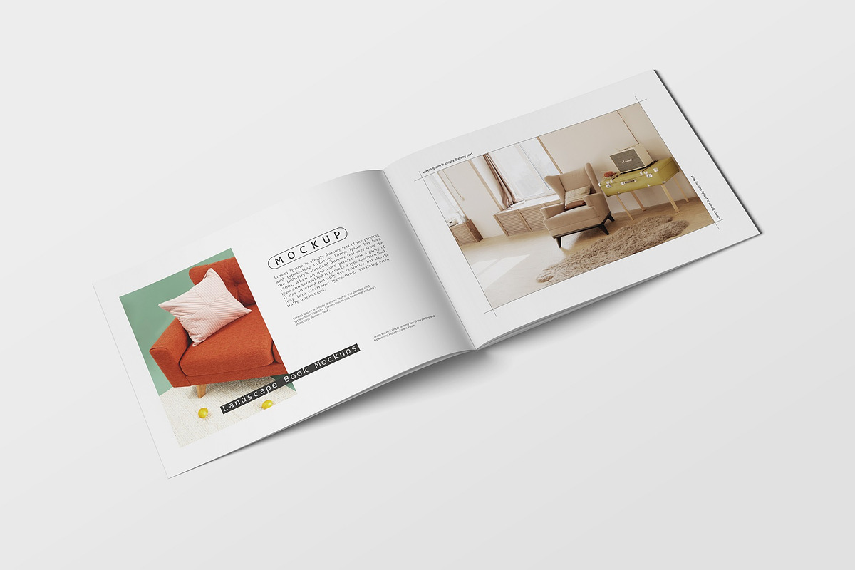Landscape Brochure/book Mockup, a Print Template by Tahtagraphic (Photo 10 of 12)