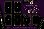 Art Deco Border & Frames, an Object Graphic by DesignerCandies (Thumbnail 2 of 7)
