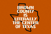 Brown County Hand Drawn Font, a Sans Serif Font by nickqtx (Thumbnail 3 of 4)