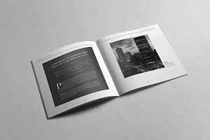 Minimal Square Magazine Template II