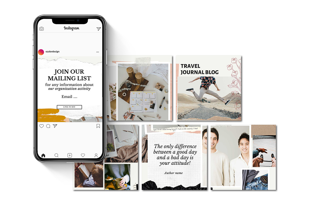 Journal Puzzle, a Social Media Template by Analogi Studio (Photo 5 of 9)