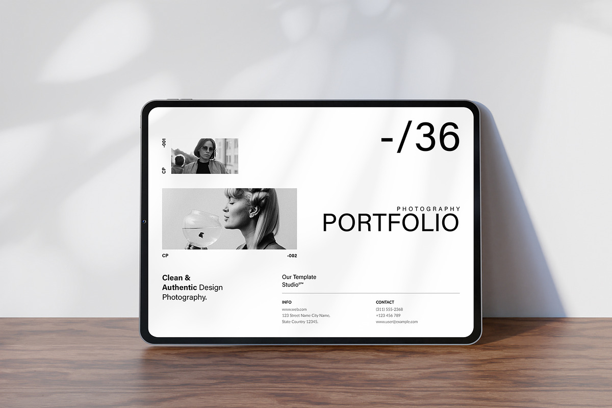 Photography Portfolio Template, a Brochure Template by TemplateFolio-Shop (Photo 5 of 20)