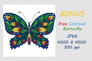 Butterflies with floral ornaments, a Brushes & More by dnapslvsk (Thumbnail 5 of 5)