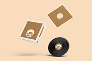 Vinyl Mockup Set, a Packaging Mockup by Se٧enStudio (Thumbnail 6 of 8)