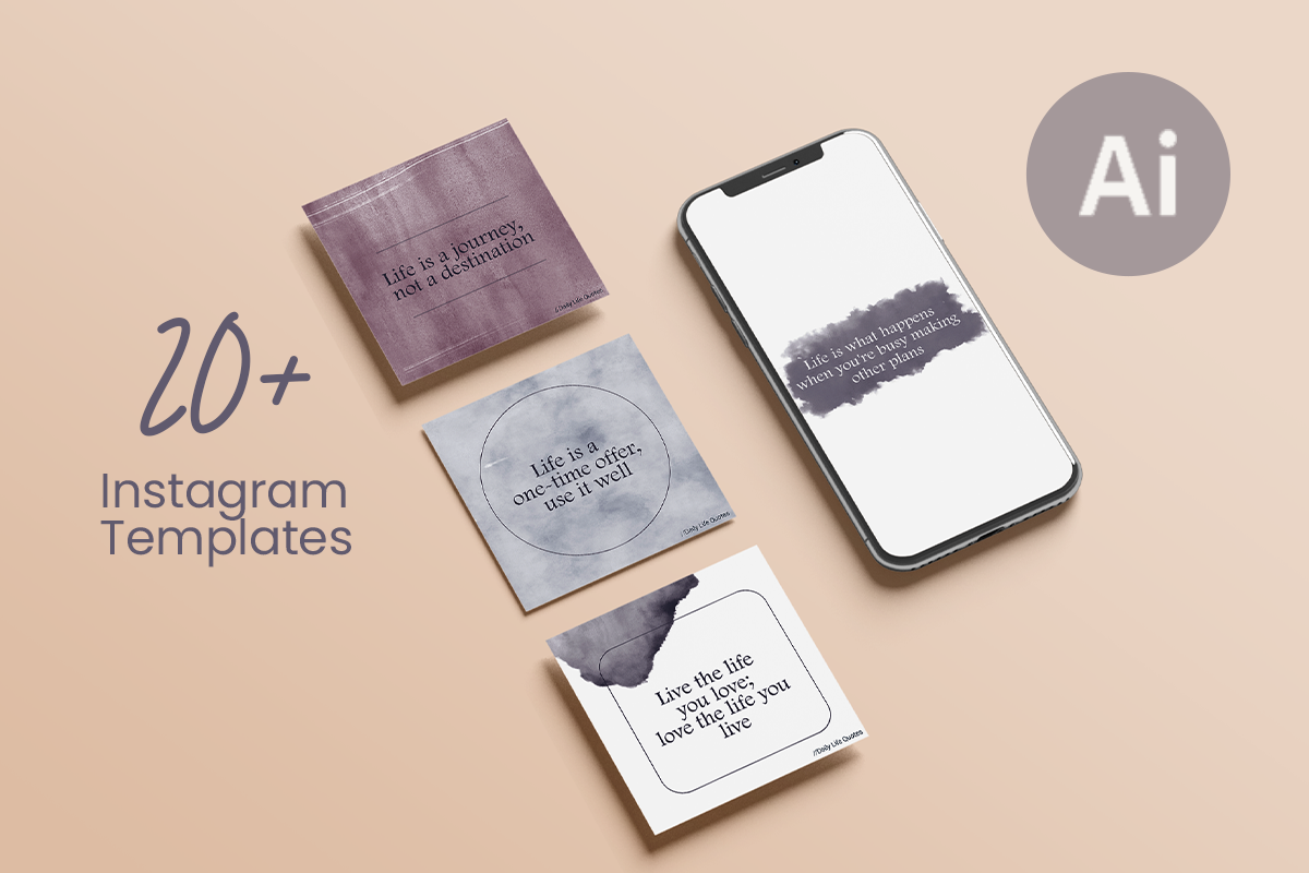 Instagram Motivational Quote Pack, a Social Media Template by Believe Creatives (Photo 4 of 4)