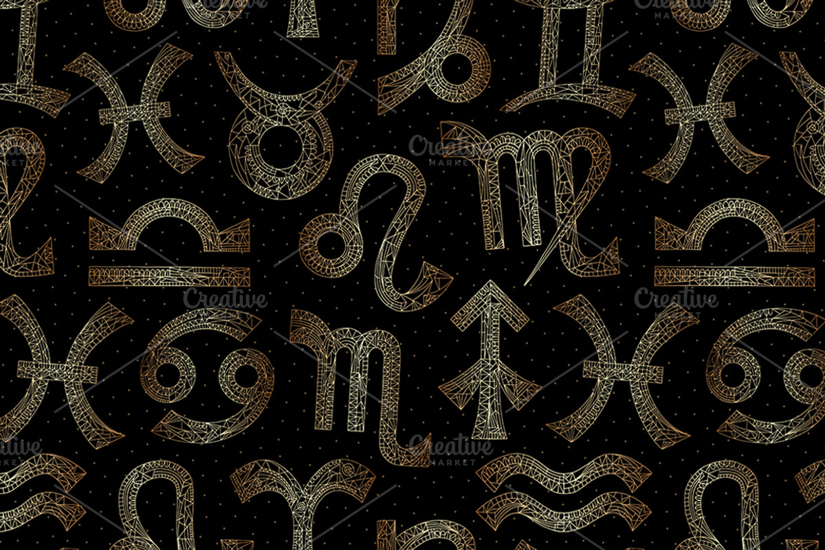 Zodiac signs collection, an Object Graphic by xgart (Photo 9 of 9)