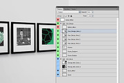 Frame Gallery Mockup - 01, a Print Template by Formelier (Thumbnail 3 of 5)