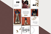 Tapi Instagram Grid Template, a Social Media Template by The Urban Paper (Thumbnail 3 of 4)