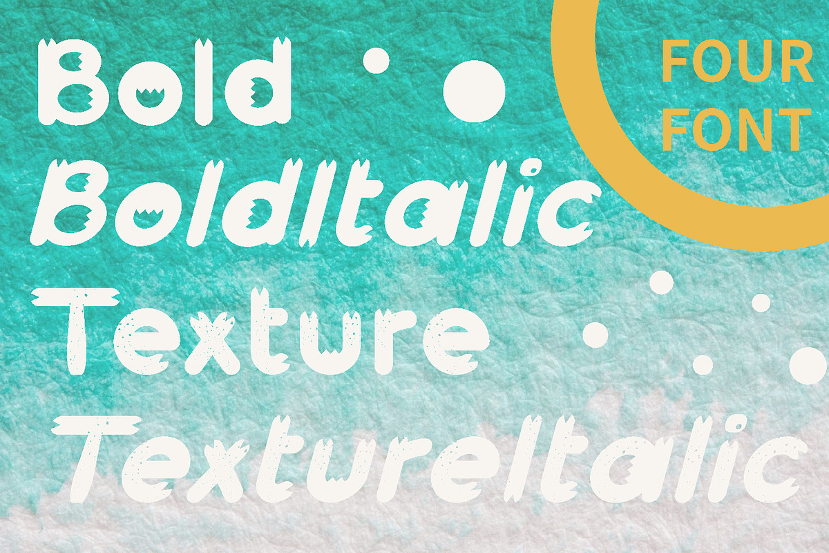 Cute Crab Display Font + Bonus, a Font by Yiru Chen Studio (Photo 2 of 16)