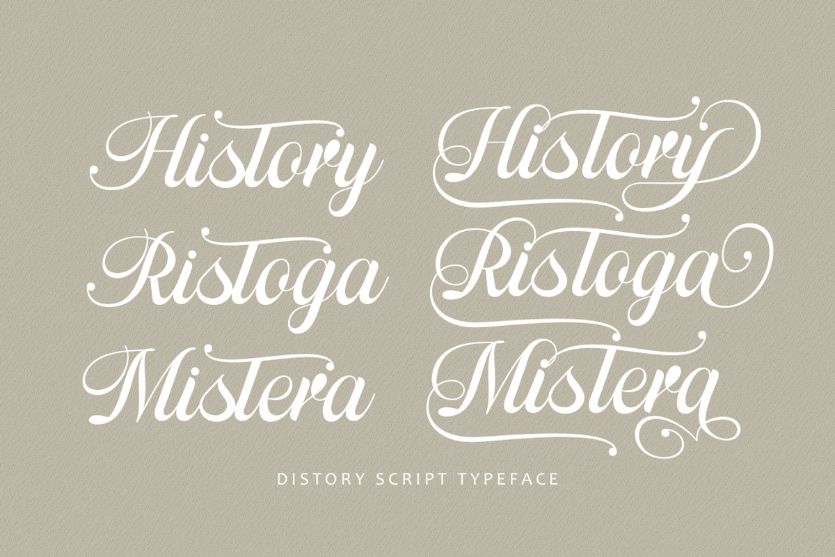 Distory Script, a Script Font by Letter Fresh (Photo 4 of 10)