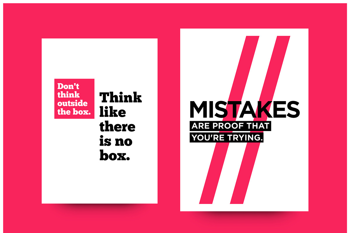Set of 10 Motivational Posters, an Illustration by Orange Graphics (Photo 5 of 5)