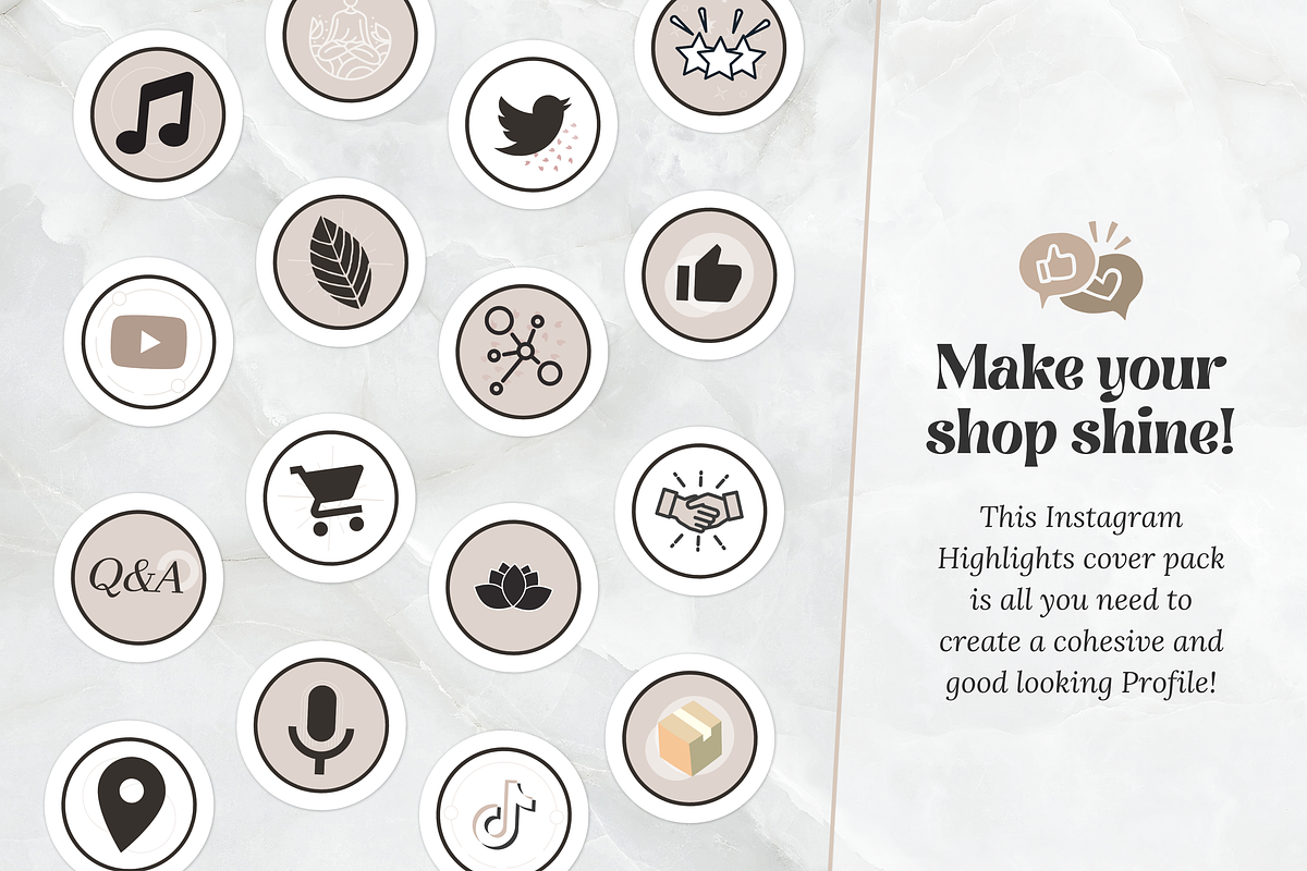 Instagram Boho Highlight Covers, a Social Media Template by PittaFinePrint (Photo 2 of 6)