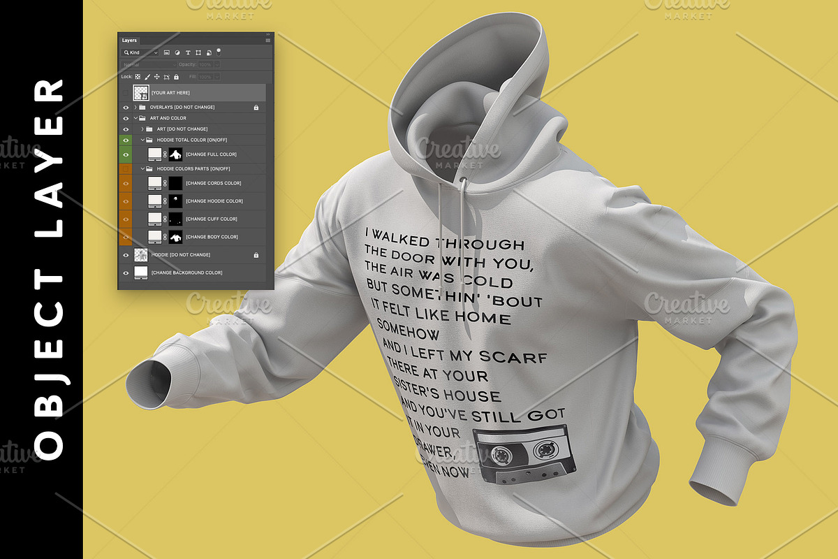 Dynamic Hoodie Mockup, a Hoody Mockup by LESZ Design (Photo 2 of 8)