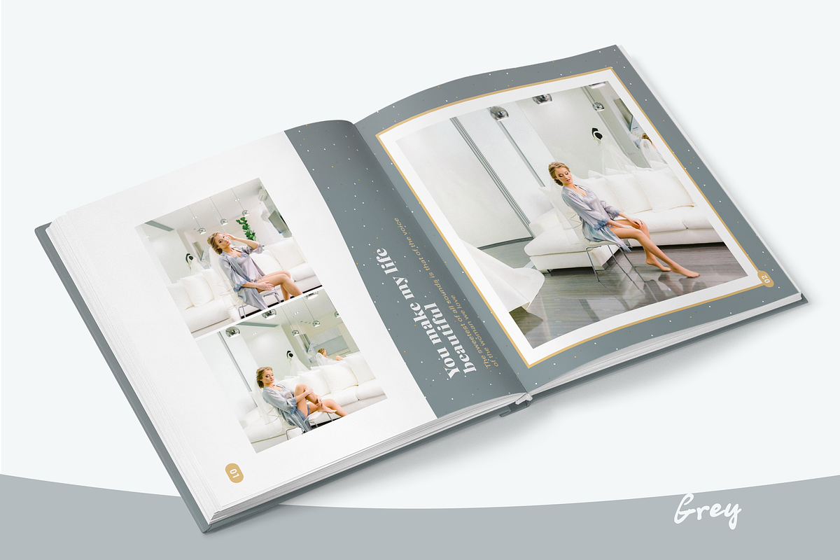 Photo Album Template - Grey, a Brochure Template by ArealPro (Photo 17 of 29)