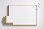 Wooden frame mockup close up, an Advertising Mockup by Artjafara (Thumbnail 3 of 5)