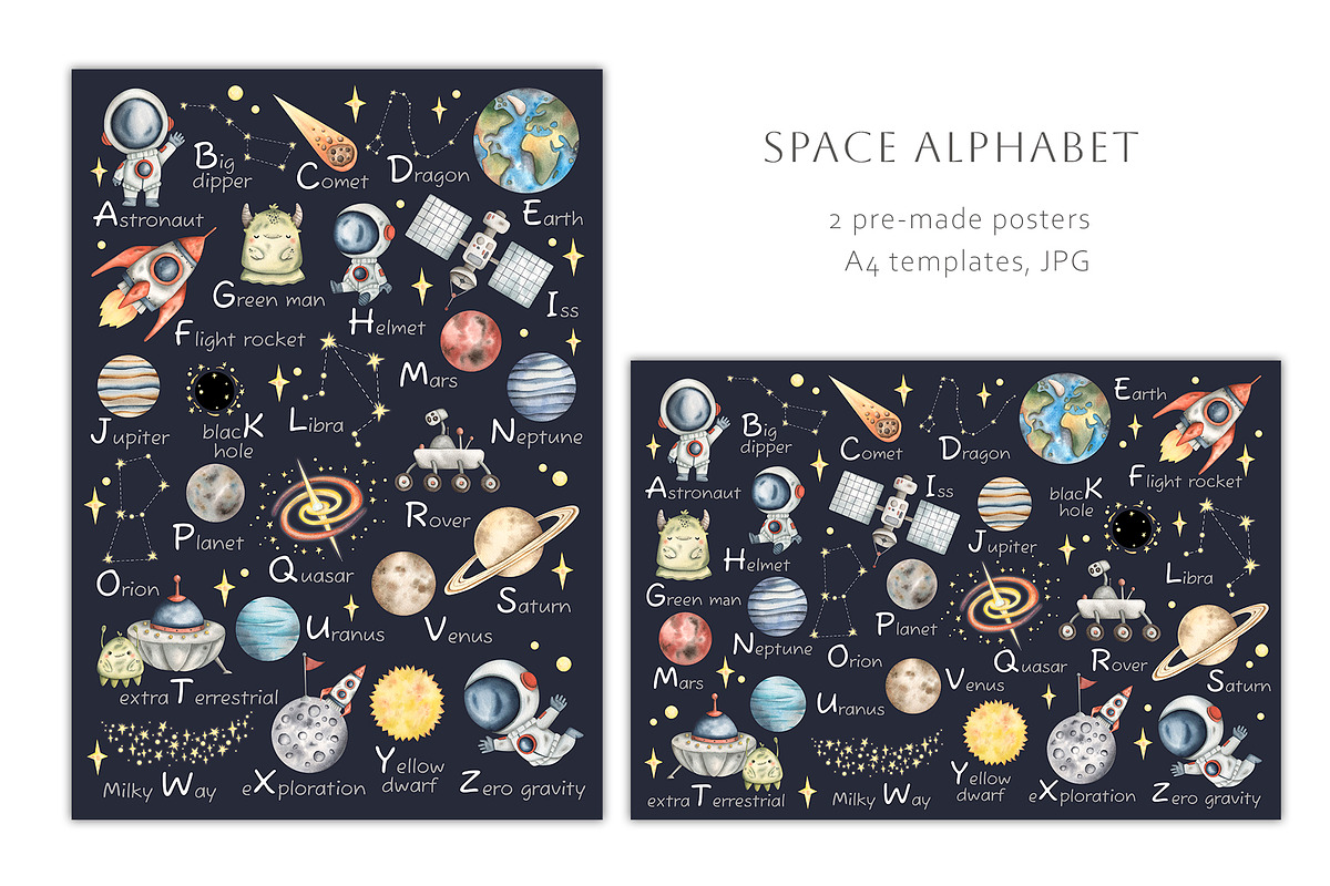 Space travel, an Object Illustration by NellyaEgorova (Photo 10 of 15)