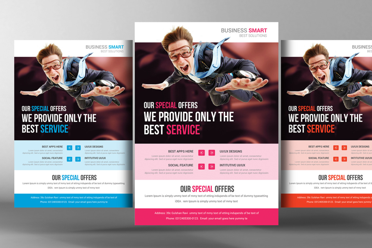 Smart Business Flyer, a Flyer Template by graphicforest