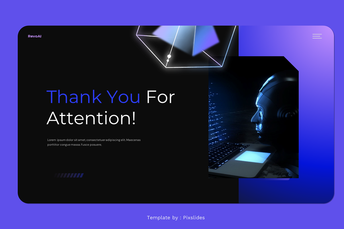 Ai Solution & Technology Powerpoint, a Presentation Template by Pixslides (Photo 7 of 7)