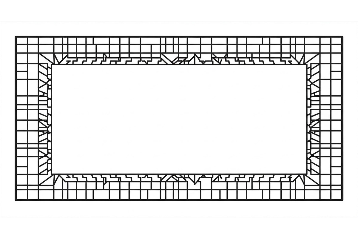 Geometric Border Frame Bundle, an Illustration by Designer_Momina (Photo 13 of 31)