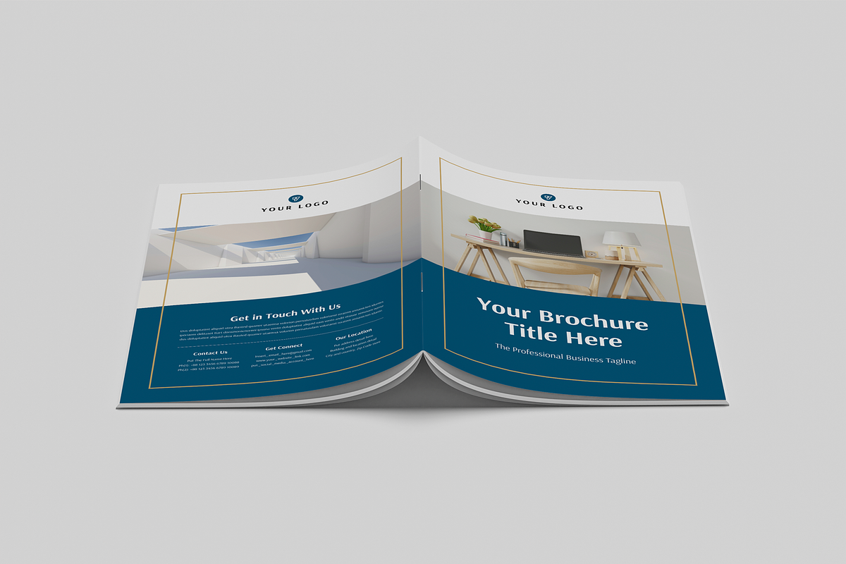 Brochure | Canva, MS Word, InDesign, a Brochure Template by Leaflove (Photo 9 of 10)