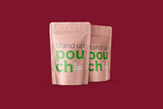 Stand Up Pouch Front and Half Side, a Cups & Container Mockup by easymock (Thumbnail 11 of 12)