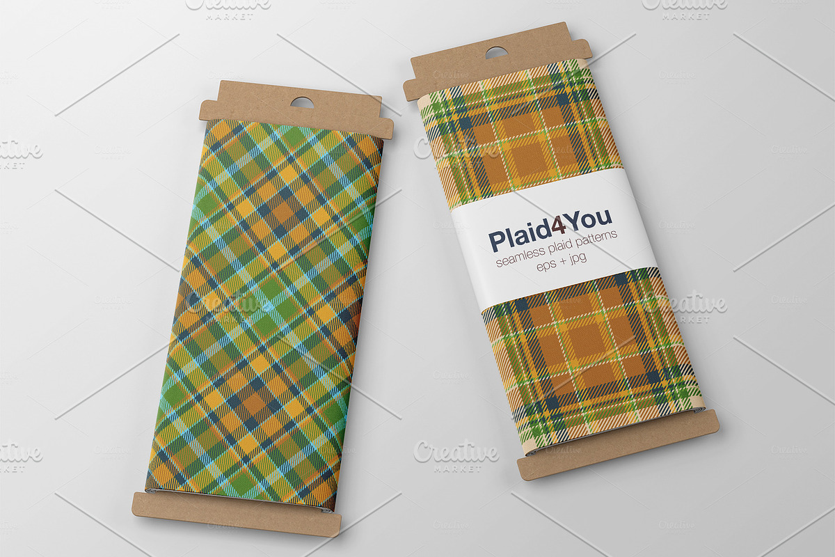 #89 Plaid Pattern in Nature Green, a Pattern Graphic by Plaid4You (Photo 3 of 9)