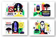 10 Anti Nuclear Weapons Protest, an Object Illustration by denayunebgt (Thumbnail 3 of 4)