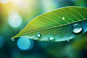40 Rain in the forest, close up, a Background Photo by Design_Planet (Thumbnail 7 of 14)