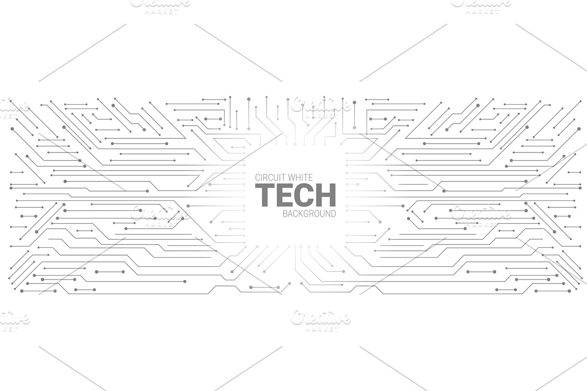 Circuit board pattern with, a Technology Illustration by art PVP - market